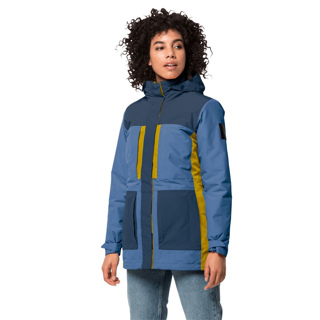 Jack Wolfskin 365 FLASH FIELD Vestes Femme Bleu - KCRMIPW-78